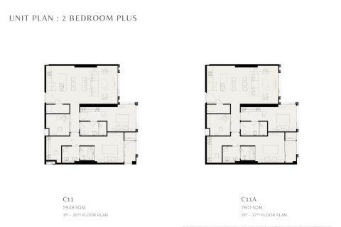 2 chambres Copropriété  à Bangkok, Thailand No. 926 10