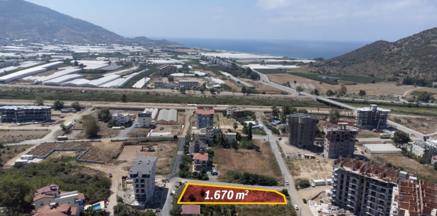 1670m² Land en Gazipasa, Turkey No. 15501