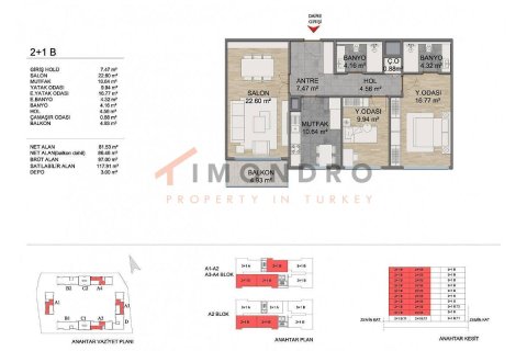 3+1 Appartement à Basaksehir, Turkey No. 16986 15