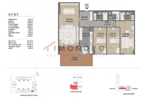 3+1 Appartement à Basaksehir, Turkey No. 16986 22