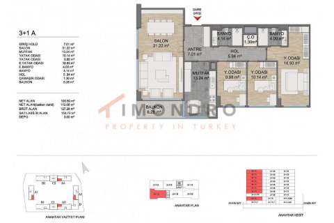 3+1 Apartment en Basaksehir, Turkey No. 16986 19