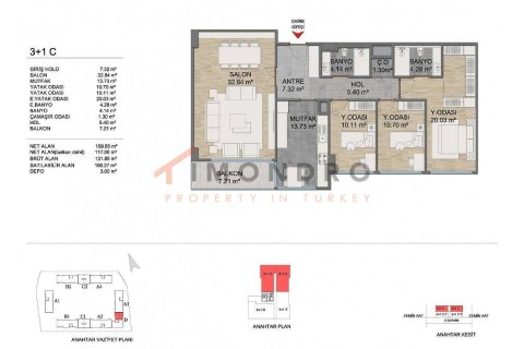 3+1 Appartement à Basaksehir, Turkey No. 16986 21