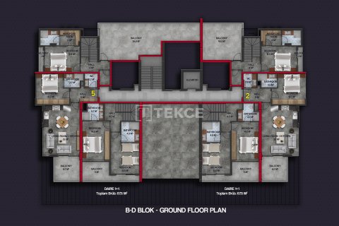 2+1 Penthouse à Alanya, Turkey No. 72669 20