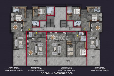 2+1 Penthouse à Alanya, Turkey No. 72669 21