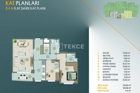 2+1 Apartment in Istanbul, Turkey No. 21984 28