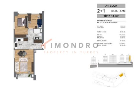 2+1 Apartment en Eyup, Turkey No. 16904 17