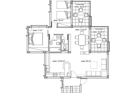 2 dormitorios Apartment en Agios Tychonas, Cyprus No. 72263 2