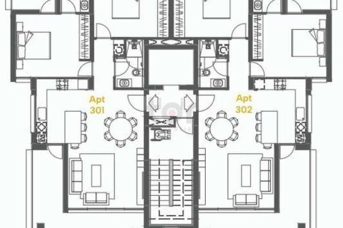 Квартира с 2 спальнями в Лимассол, Кипр №64143 2