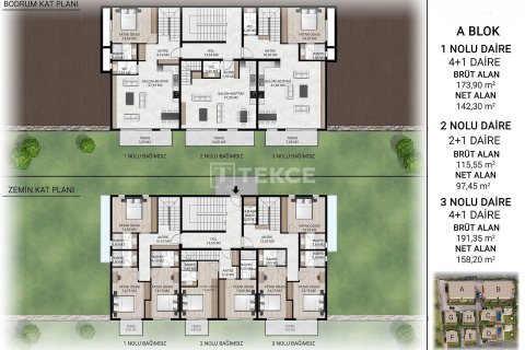 Квартира 4+1 в Бодрум, Турция №92404 25