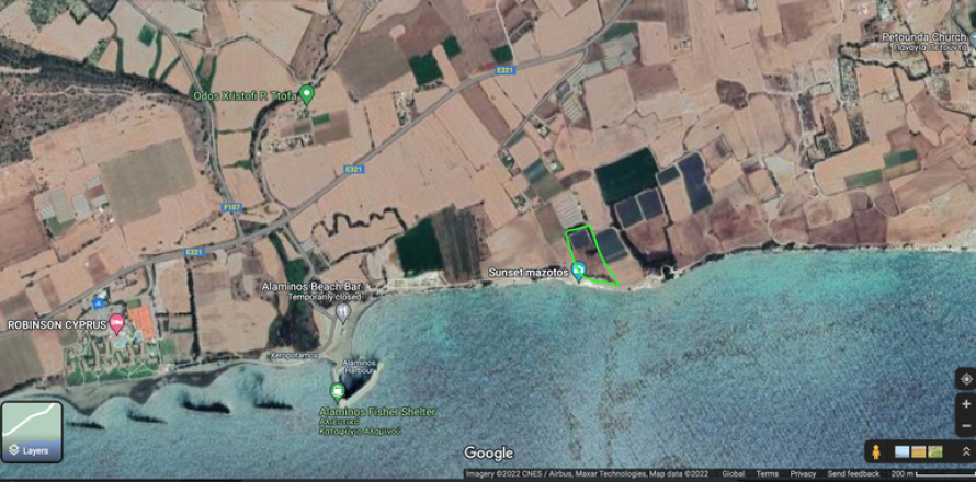 14716m² Land in Mazotos, Cyprus No. 76355