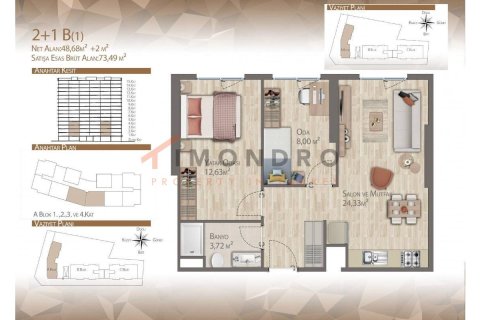 4+1 Appartement à Zeytinburnu, Turkey No. 17205 3