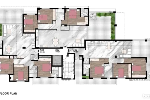 3 dormitorios Penthouse en Mesa Geitonia, Cyprus No. 33309 3