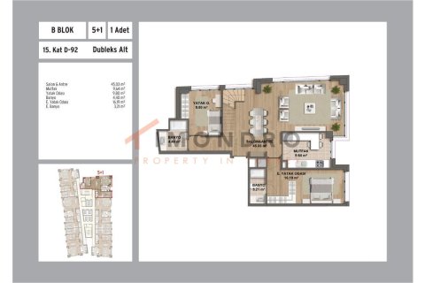 4+1 Apartment en Maltepe, Turkey No. 21472 16