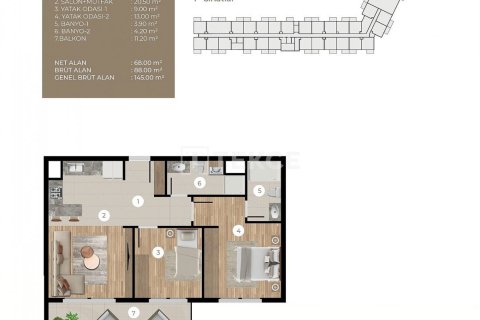 2+1 Apartment in Izmir, Turkey No. 61115 30