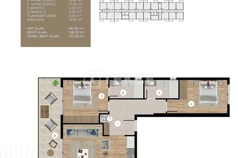 2+1 Apartment in Izmir, Turkey No. 61115 29