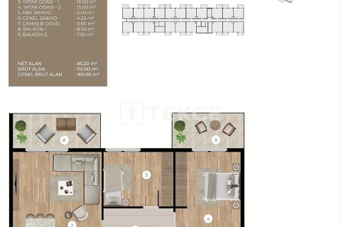 2+1 Apartment in Izmir, Turkey No. 61115 28