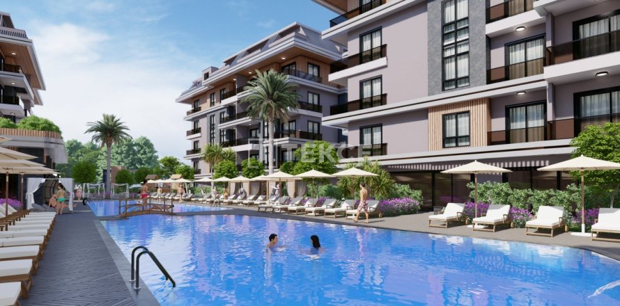 4+1 Apartment in Alanya, Turkey No. 14330