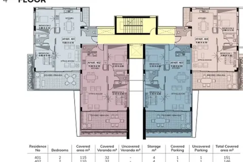 4 chambres Penthouse à Germasogeia, Cyprus No. 32829 9