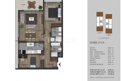 2+1 Apartment en Istanbul, Turkey No. 13654 15