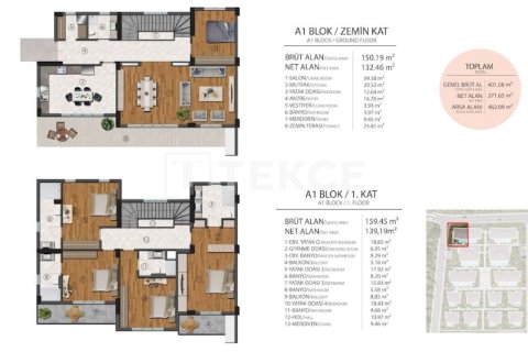 Вилла 6+1 в Бююкчекмедже, Турция №13653 27