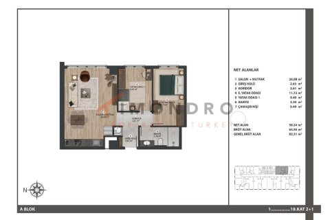 3+1 Appartement à Bagcilar, Turkey No. 17790 16