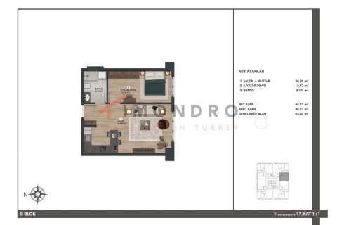 3+1 Apartment en Bagcilar, Turkey No. 17790 9