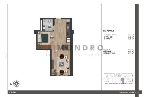 3+1 Appartement à Bagcilar, Turkey No. 17790 12