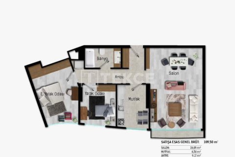 2+1 Apartment en Istanbul, Turkey No. 14448 6