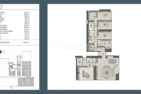 2+1 Appartement à Istanbul, Turkey No. 11173 15