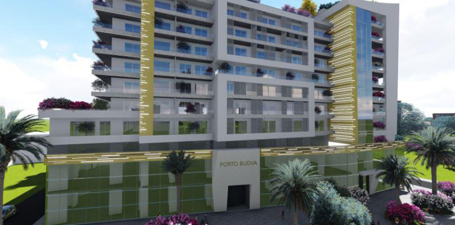 1 dormitorio Apartment en Budva, Montenegro No. 66889