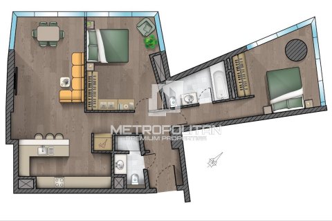 Квартира с 2 спальнями в Damac Heights, ОАЭ №5675 19