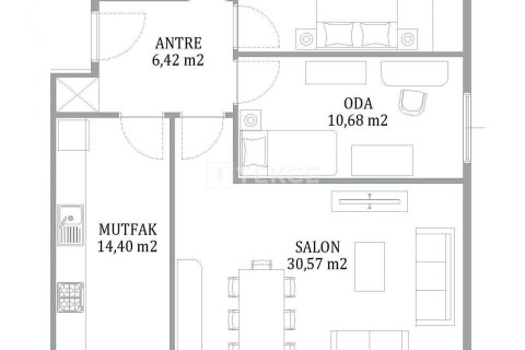 1+1 Apartment in Istanbul, Turkey No. 11676 26