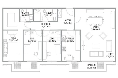 1+1 Apartment in Istanbul, Turkey No. 11676 28