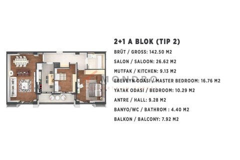 2+1 Appartement à Kartal, Turkey No. 17123 3