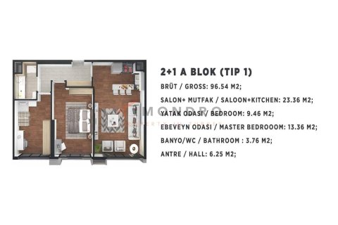 2+1 Appartement à Kartal, Turkey No. 17123 4