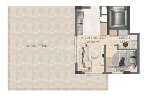 2+1 Apartment in Aksu, Turkey No. 22090 9