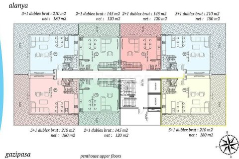 Пентхаус 3+1 в Аланья, Турция №10918 21