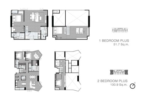 1 dormitorio Condominio  en Bangkok, Thailand No. 1877 18