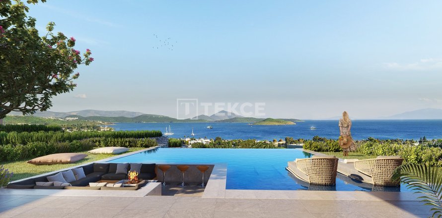 4+1 Villa in Bodrum, Turkey No. 17684