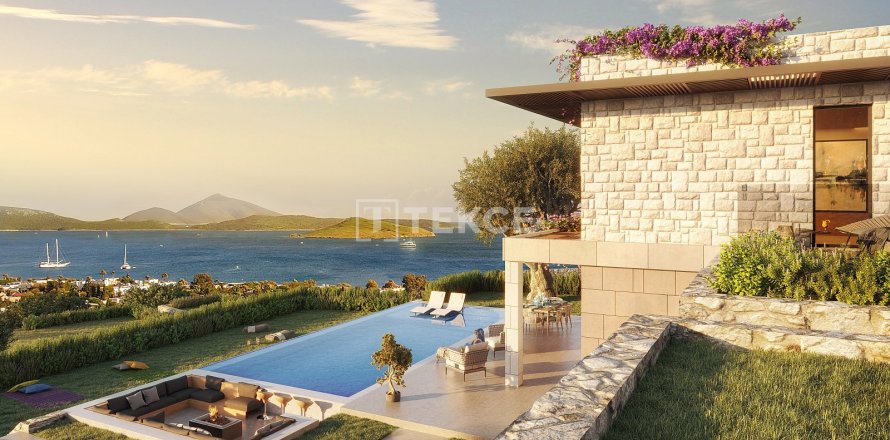 4+1 Villa en Bodrum, Turkey No. 17684