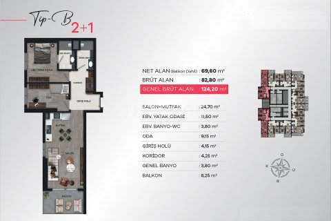 2+1 Apartment in Izmir, Turkey No. 17576 14