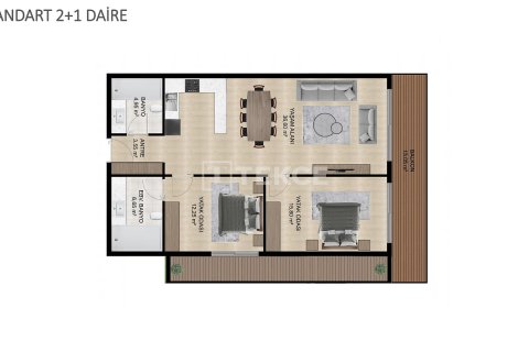 3+1 Penthouse à Cesme, Turkey No. 17574 2