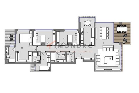 4+1 Apartment in Eyup, Turkey No. 17379 4