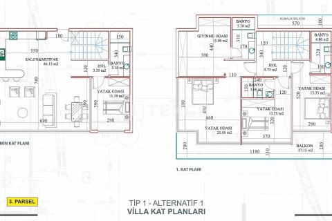 Вилла 3+1 в Аланья, Турция №11592 19