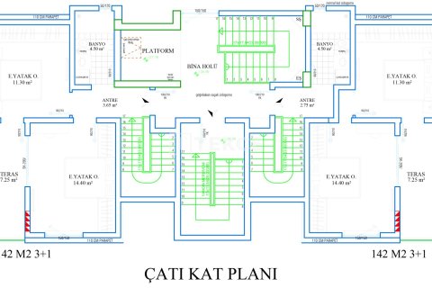 3+1 Penthouse en Antalya, Turkey No. 13729 19