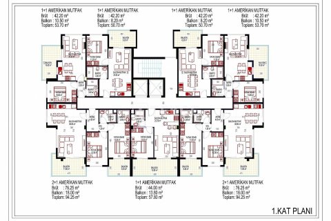 Пентхаус 3+1 в Аланья, Турция №10929 4