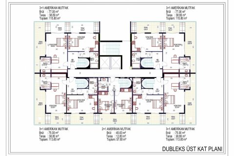 3+1 Appartement à Alanya, Turkey No. 10928 6