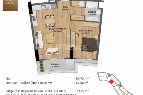 3+1 Apartment en Bueyuekcekmece, Turkey No. 11187 20