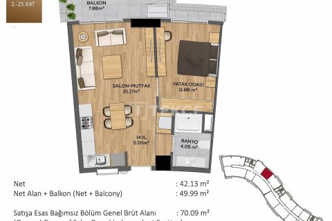 3+1 Apartment en Bueyuekcekmece, Turkey No. 11187 19