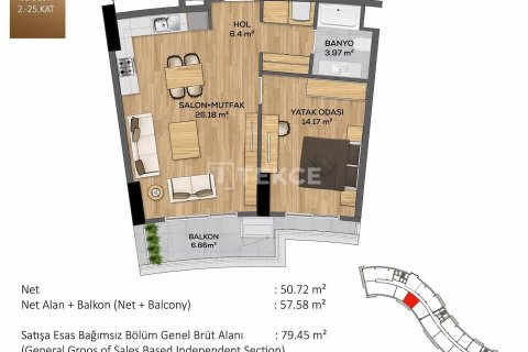 3+1 Appartement à Bueyuekcekmece, Turkey No. 11187 22